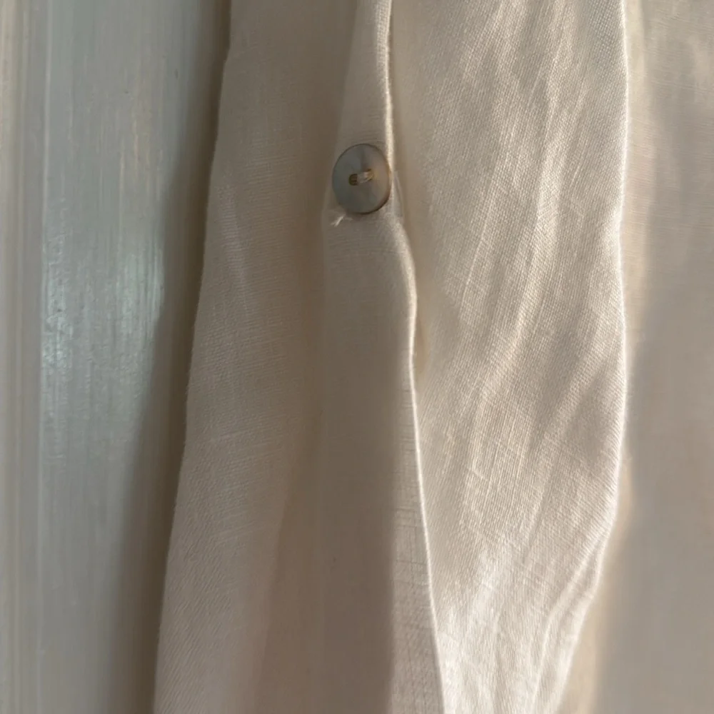 Carla Conti Made in Italy 100% linen top - Picture 4 of 7